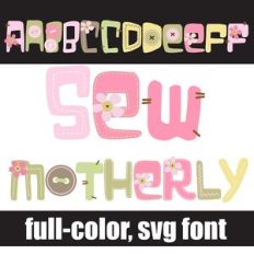 Sew Motherly Color Font