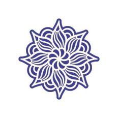 Wavy Flower Lineart