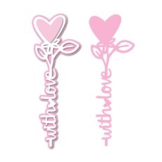 word flower with love