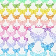butterfly swirls pattern