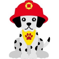 firefighter dog
