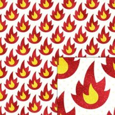 fire foil pattern