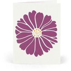 A2 Card Flower Cut Out