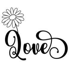 Love Daisy Word