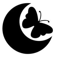 Moon and Butterfly