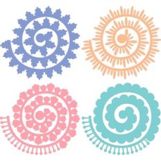 Rolled Flowers