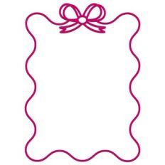 Ribbon Wavy Frame