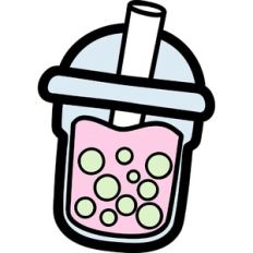 simple bubble tea cup