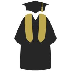 Graduation Cap and Gown