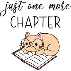 Cat Reading Book