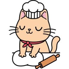 Cute Kneading Cat