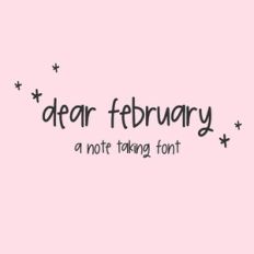 Dear February Font