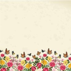 Butterfly Garden Background