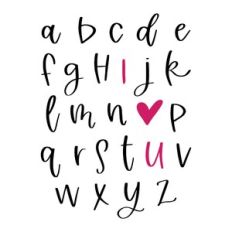 Alphabet I Love You
