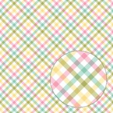 Pastel Rainbow Plaid Pattern