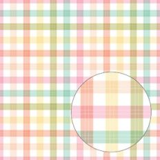 Pastel Rainbow Plaid Pattern