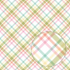 Pastel Rainbow Plaid Pattern