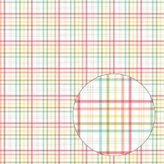 Pastel Rainbow Plaid Pattern