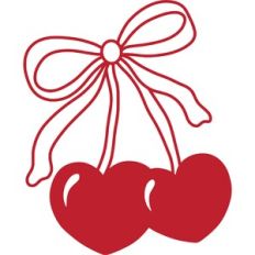 Heart Cherry Bow