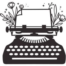 Blank Paper Typewriter