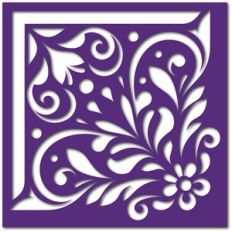 Elegant Swirl Stencil