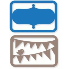 birdie banner card and label