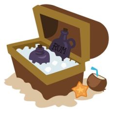 Rum in Treasure Chest