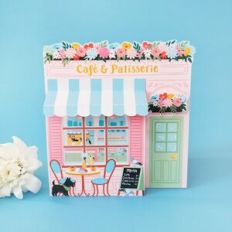 Cafe Shop 3D Card