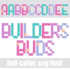 Builders Buds Color Font