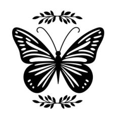 Floral Butterfly
