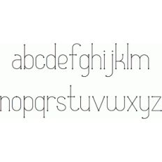 lw dot sketch font