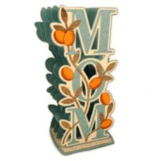 Card MOM Stack Letters Pop Out