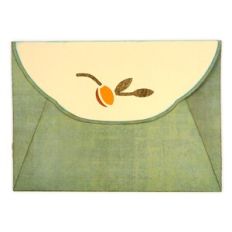 Env Leaf Berry Oversize 5x7