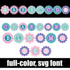 Charming Bloomies Color Font
