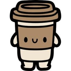 chibi cup of coffee