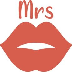 mrs lips silhouette