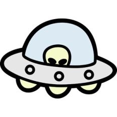 simple cute ufo