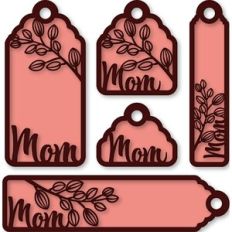 Mom branch accent tag