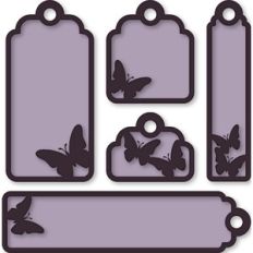 butterfly tag set