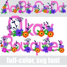 Okay Bouquet Color Font