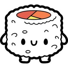 cute sushi roll