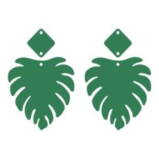 Monstera Earrings