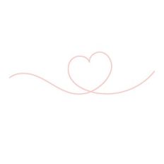 Big Heart Line - 1mm - 0.04in