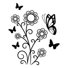 Flowers and Butterflies
