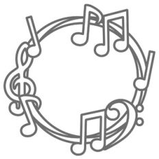 music wreath