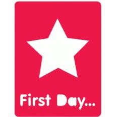 first day journaling card