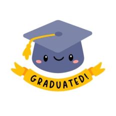 Cute Smiling Graduation Hat