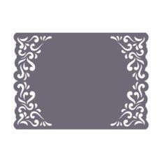 motif invitation flat card