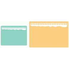 set of 2 notepaper journaling cards
