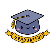 Cute Smiling Graduation Hat
